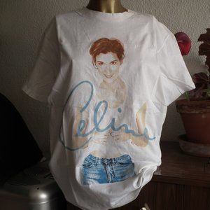 Rare Vintage 1996/97 Celine Dion Falling Into You Tour T Shirt
